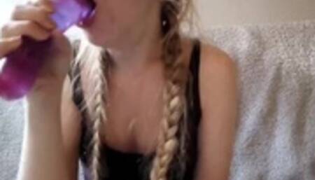 18yo Deepthroating 12" Dildo