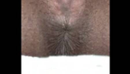 Intense ebony orgasm