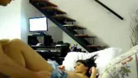 Hot Teen Licking her pussy and Blowjob Dick