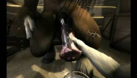 Dog and Deer by H0rs3