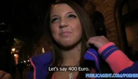 PublicAgent Anita shows me her ass then bends over and gets fucked for cash