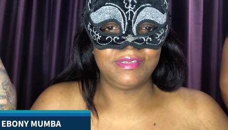 Ebony Mumba gets distracted by bukkake - SecretHandful