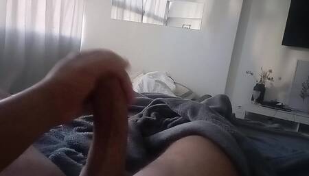 Hitting a very tasty handjob for my little stepcousin