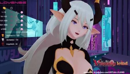 VTUBER CAVES & BEGS TO LET HER CUM (Chaturbate 06/05/21)