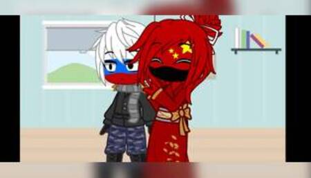 Russia x China| Gacha Countryhumans