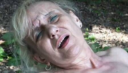 87 Years old Granny first Public Sex