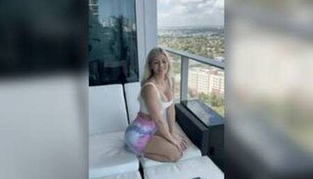 Perfect blonde in love with the BBC