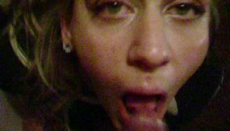 Petra Nikita from Slovakia swallow cum