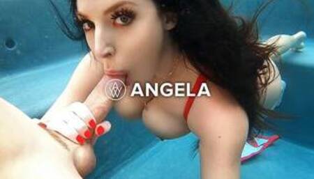 ANGELA WHITE - Watch Busty Babe Get Fucked Hard in the Pool