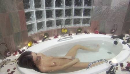 Legal Secretary Relaxes After Work With A Nice Thick Dildo And Bubble Bath - Perv Milfs n Teens