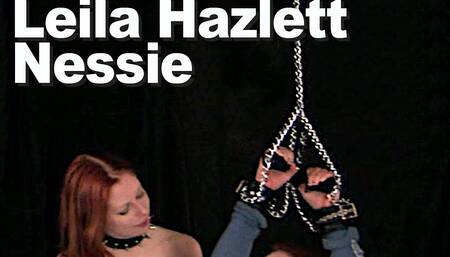 Leila Hazlett & Nessie Femdom Bondage Lick Climax GMWL2320