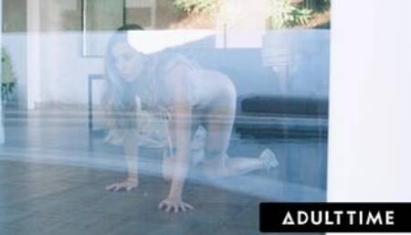 ADULT TIME - Teen Lesbian Haley Reed CAUGHT Her MILF Realtor Siri Dahl Masturbating In An Open House