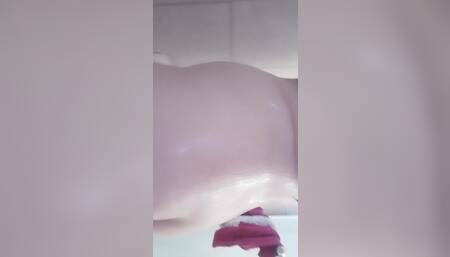 Showering alone