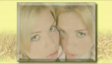 Texas twins masturbate in foursome