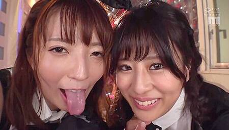 [miaa-769] Reverse Threesome Harem Sex With W Reverse Bunny Lover Airi Hohana Non Kohana Scene 4 P6