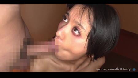Hot Japanese girl tied up, eye masked, and gets fucked