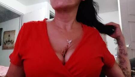 shrunken stepSON Smothered in stepMOMMYS Mega Milkers Lola's boy has always been obsessed with her big bouncy boobs ever since she breastfead him when he was younger the only way to feel them again was to shrink and hide in between them as she goes