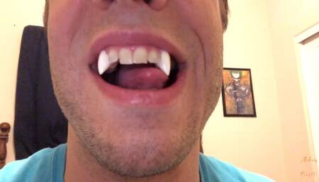 Vampire teases shrunken homo before eat