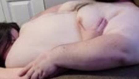 FFA gets her face smashed by her SSBHM Feedee's huge belly