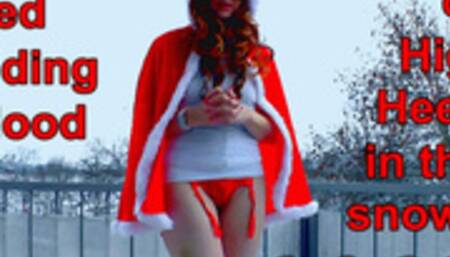 Vicky Heely in: Red Riding Hood - Episode 1 - Part 1 - High Heels in the snow Makeup Lipstick Nylons Costume Toe wiggling spreading - FHD