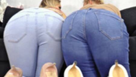 Countdown wipe and worship jeans asses! - small version