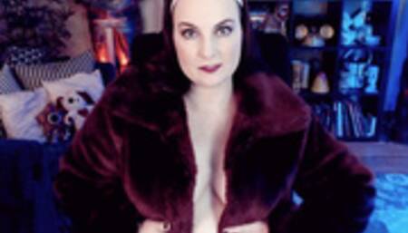 Strange Woman In Fur Wants Pets