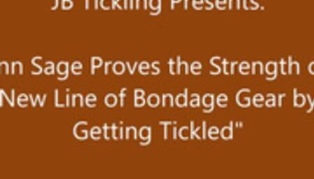 Sinn Sage Tickled to Demonstrate the Bondage Gear - SD