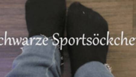 Schwarze Sportsoeckchen
