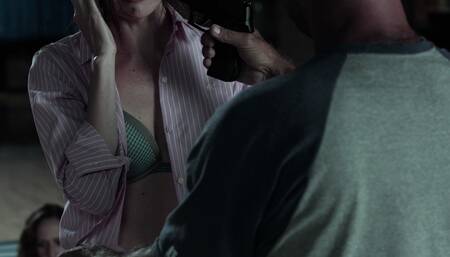 Claire Bronson force stripped in Banshee