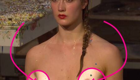 Fabienne Vegt was proud to complete the egg challenge