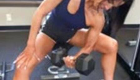 Fitness Chick Flexing *CUSTOM CLIP*