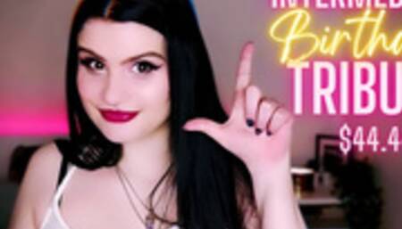 Intermediate Birthday Tribute ($44)