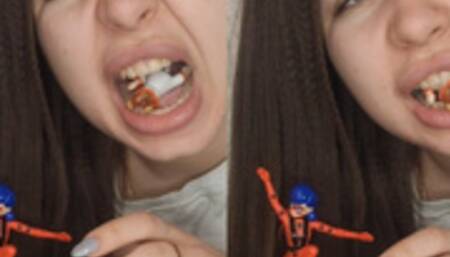 Eating little superheroes