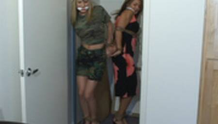 Closet bound cuties attempt to free themselves from their bonds!