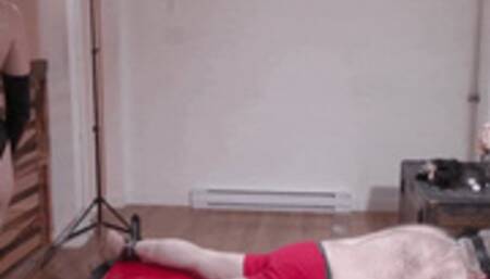 Tickled on the bondage bed part 1 MP4 Full HD (1080p) starring Mistress Evangeline