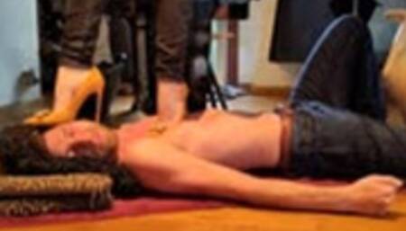 Eliza's brutal eye socket fracture (dual cam)