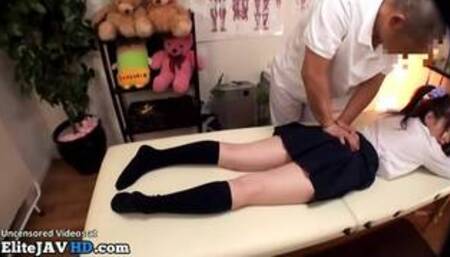 Beautiful college teen gets stimulated