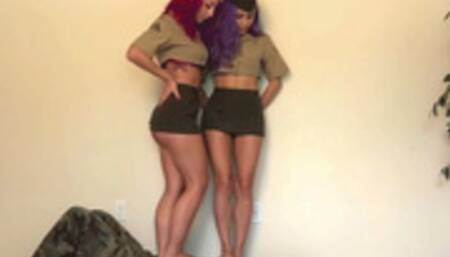 Sushii & Lilith in Military Trample 1080p MOV