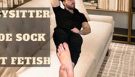 Gay Foot fetish babysitter - shoe sock foot
