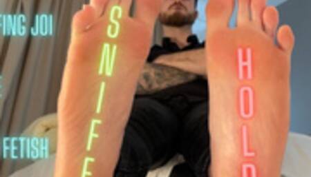 Sniffing JOI foot fetish game