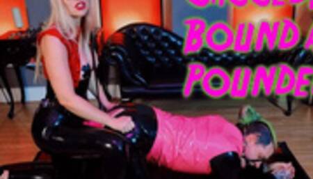 Gagged Bound and Pounded with Alexandra Wildfire @mazmorbidfetish #pegging