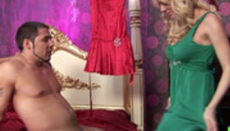 Big Tits British Blonde Stacey Saran enjoys sucking on Wayne's big dick and getting fucked hard and deep with a load of hot cum