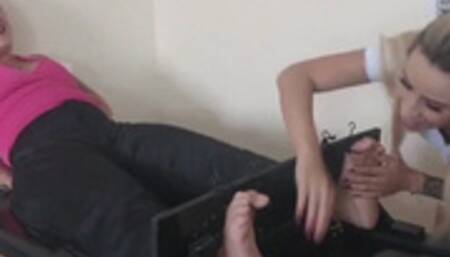 Hyper Ticklish Jennifer And Raquel - JENNIFERS REVENGE - HD