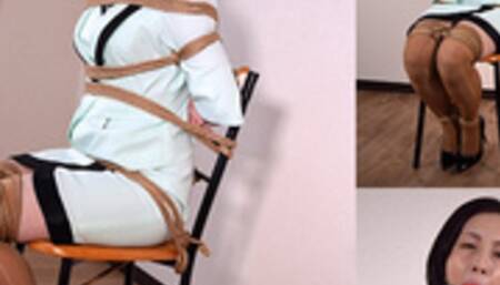 KR2 Pretty Japanese MILF Tamami Bound and Gagged First Time Part2 (HD)