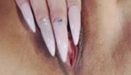 CLOSE-UP Pussy and Ass Spreading