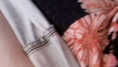 ASMR STOMACH JIGGLE WITH A HAPPY ENDING FART