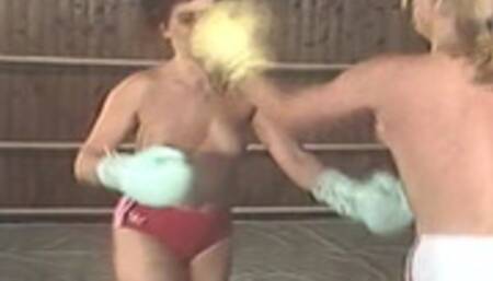 Tears For Loser As Champ Punched Into KO Daze! German Mat Club Petsi vs Claudia