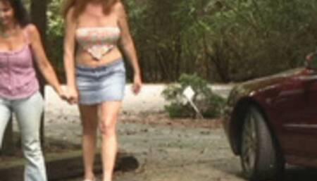 Mature Ladies Having Fun! Naked Jen And Double Dee On Double Dong! (1st half wmv)