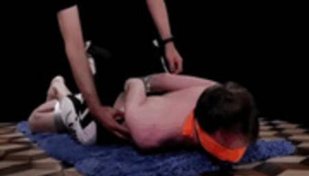 HARDCORE TICKLING TAPE BONDAGED GUY (FHD mp4)