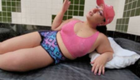 sucking your personal trainer's ass